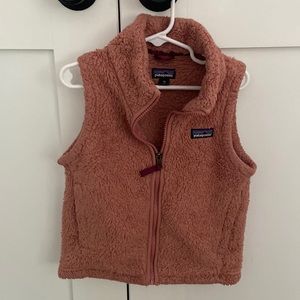 Patagonia fleece vest girls